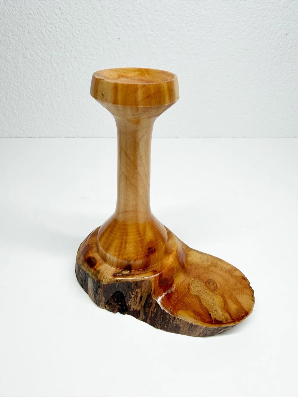 Handcrafted Wood Spindle Bud Vases